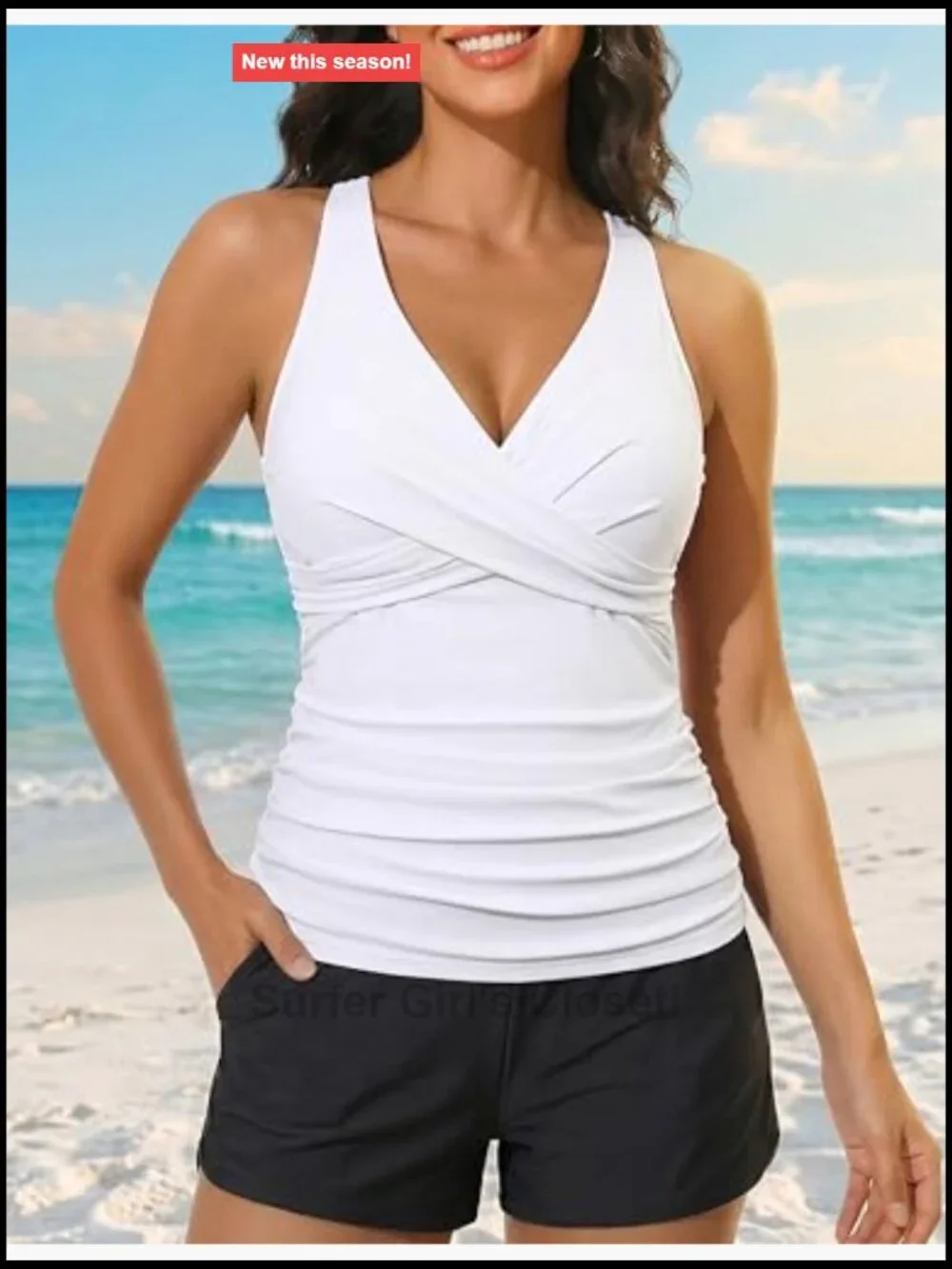 N/A underwire tankini
